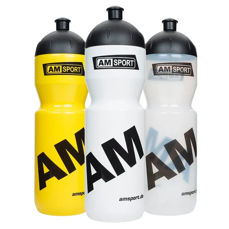 AMSPORT Trinkflasche Ziehverschluss 0,75 l transparent