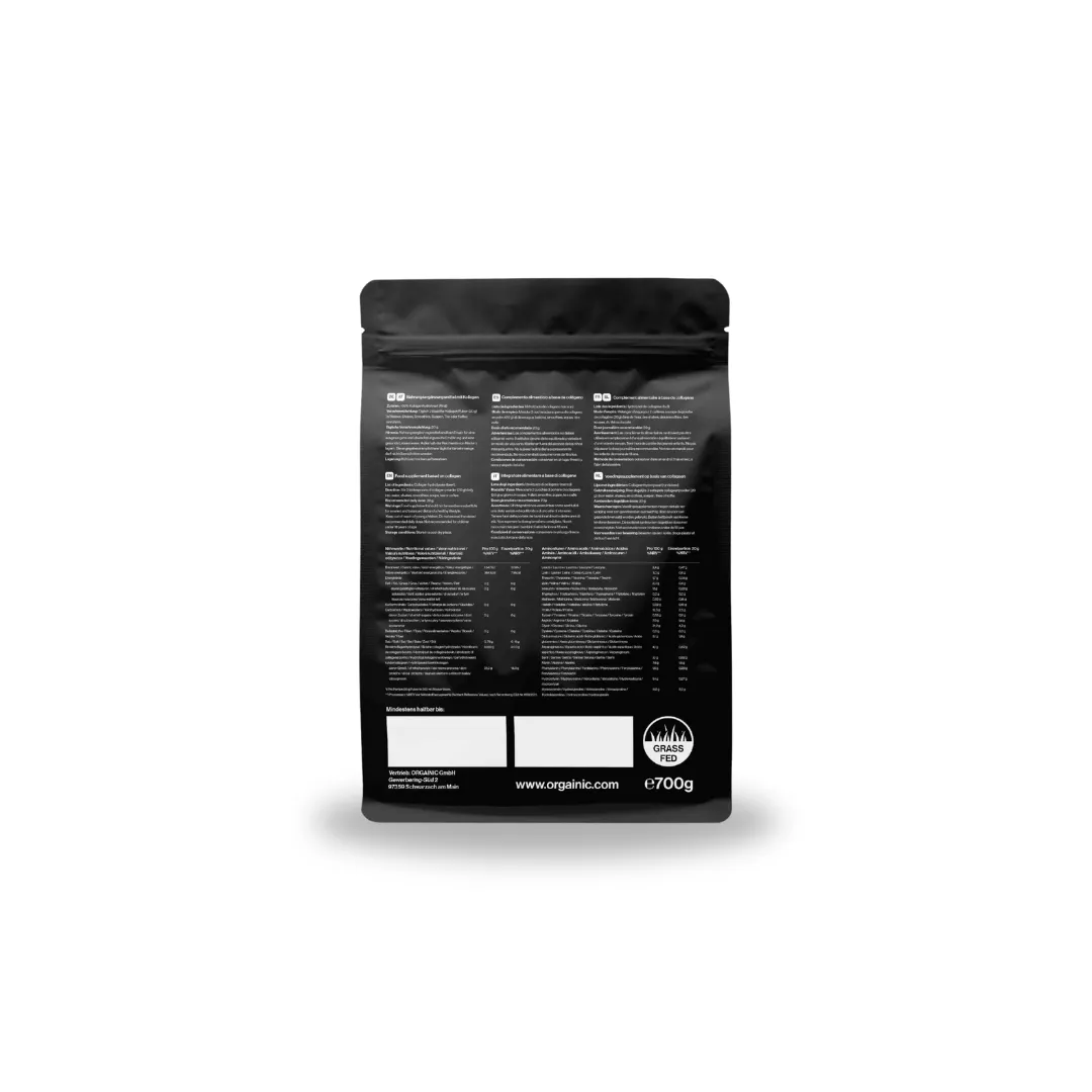 ORGAINIC Kollagen Kollagenpulver 700 g reines Rinderhydrolysat