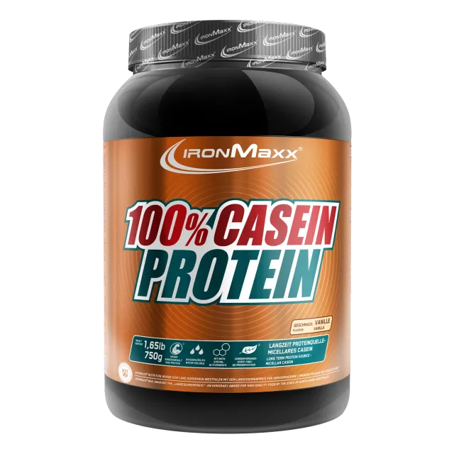 Iron Maxx 100% Casein Protein Pulver Vanille 750 g Slow Release