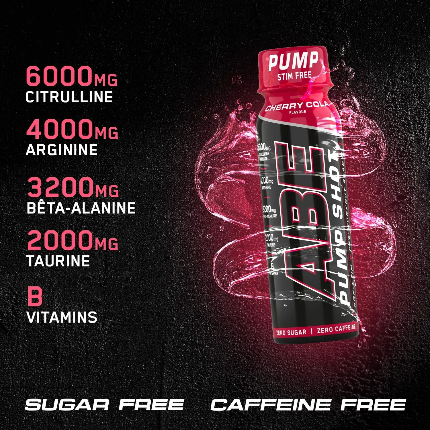 ABE Pump Pre-Workout Shot Stim-frei Koffeinfrei
