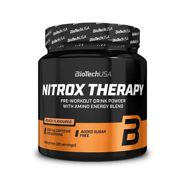 BioTechUSA Nitrox Therapy Pre-Workout-Pulver 340 g Grapefruit