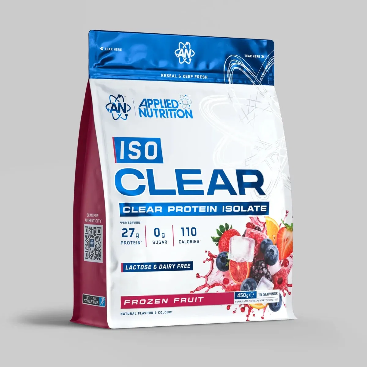 Applied Nutrition ISO Clear Protein Isolat Blackcurrant 15 Port.