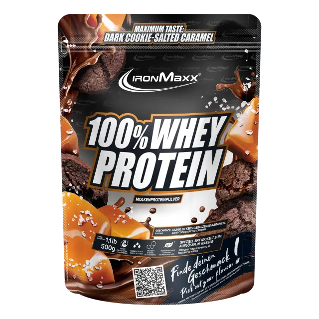 Iron Maxx 100% Whey Protein 500g Dark Cookie Salted Caramel
