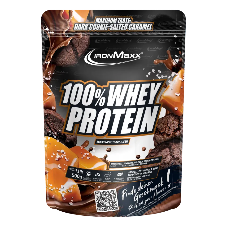 Iron Maxx 100% Whey Protein 500g Dark Cookie Salted Caramel
