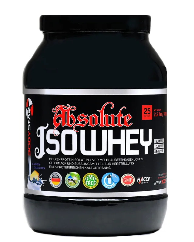 Body Star Absolute Iso Whey Isolat 750g Schoko laktosefrei