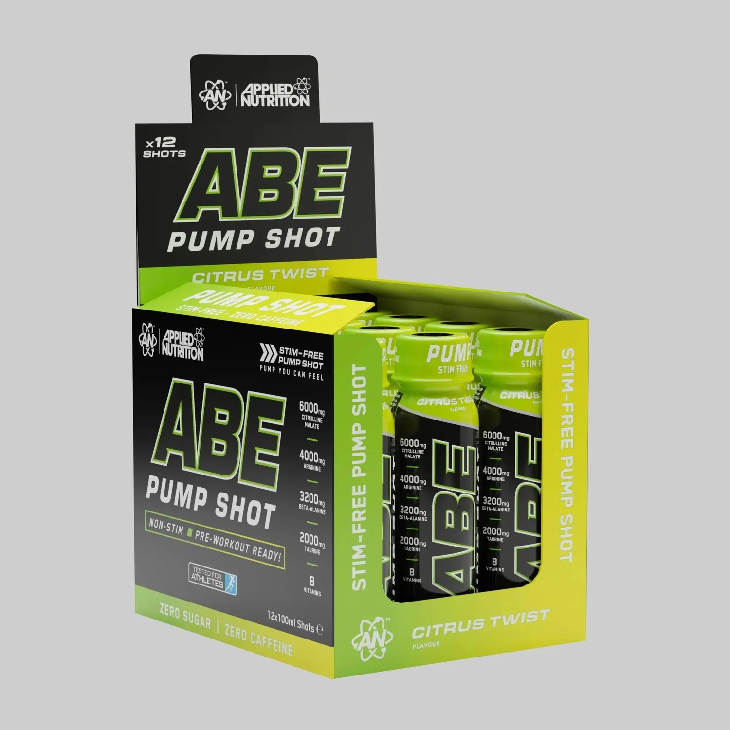 ABE Pump Pre-Workout Shot Stim-frei Koffeinfrei