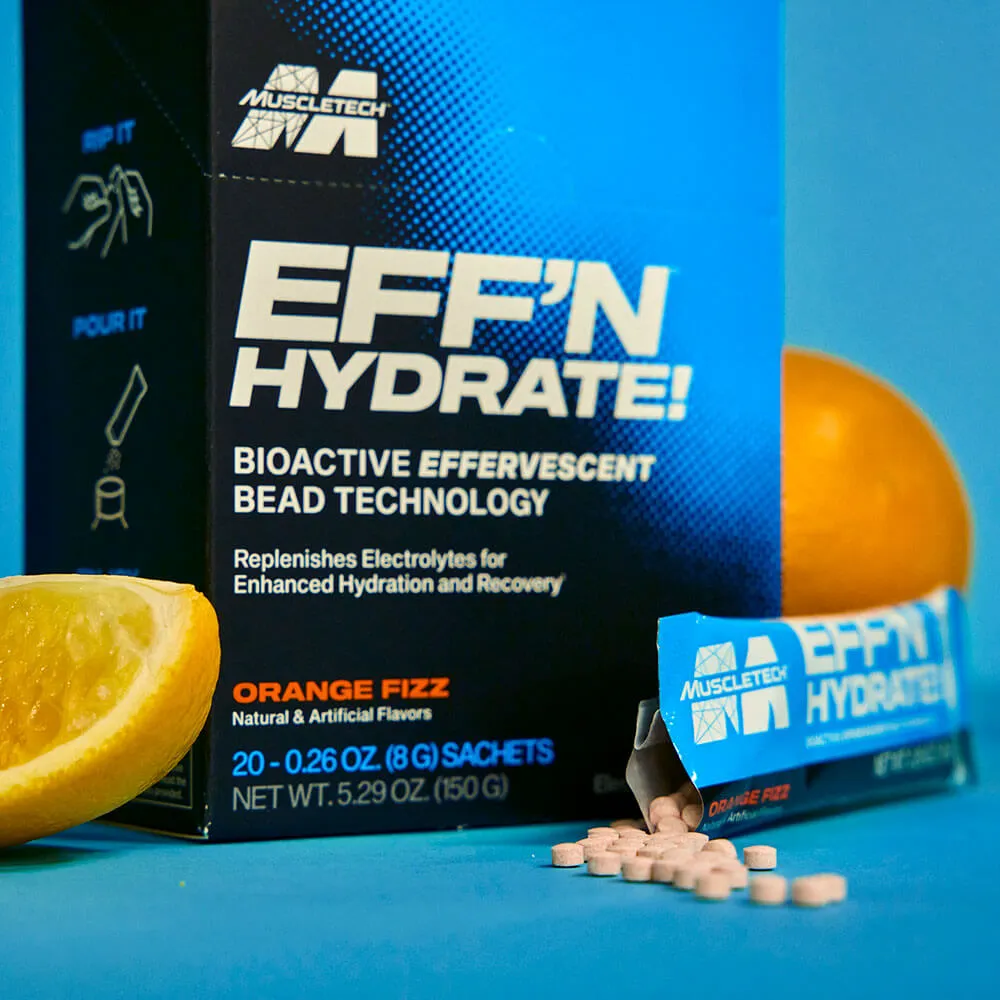 MuscleTech EFF'N Hydrate Getränkepulver Lemonade Fizz Elektrolyte