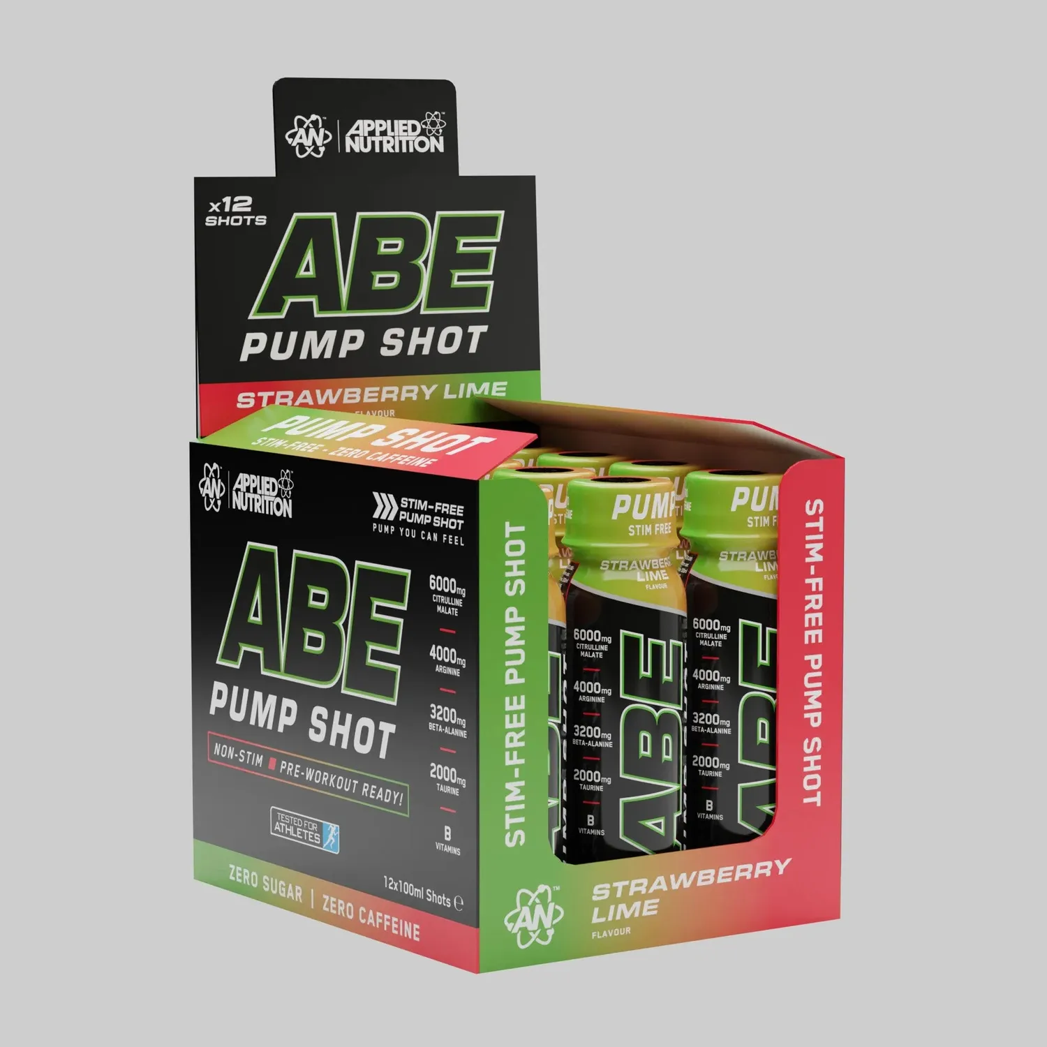 ABE Pump Pre-Workout Shot Stim-frei Koffeinfrei