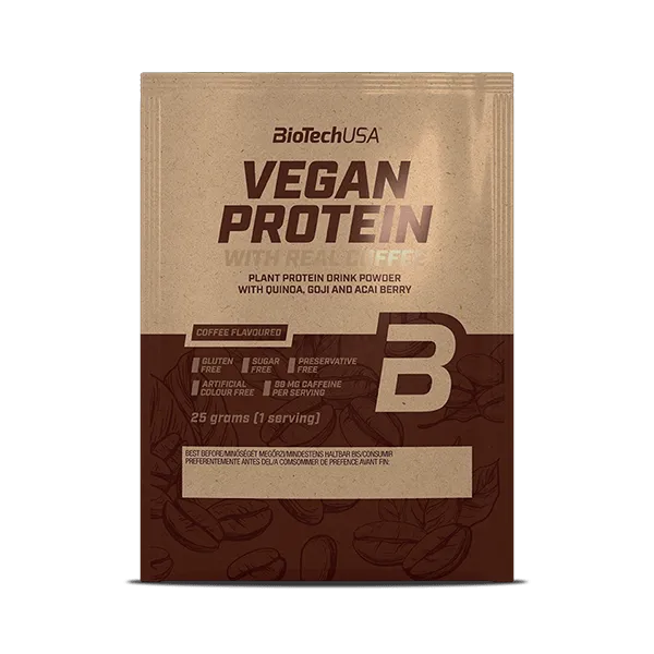 BioTechUSA Vegan Protein Proteinpulver 25 g zuckerfrei