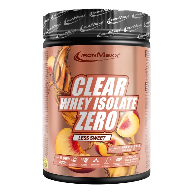 Iron Maxx Clear Whey Isolate ZERO 400 g Peach Ice Tea Proteinpulver