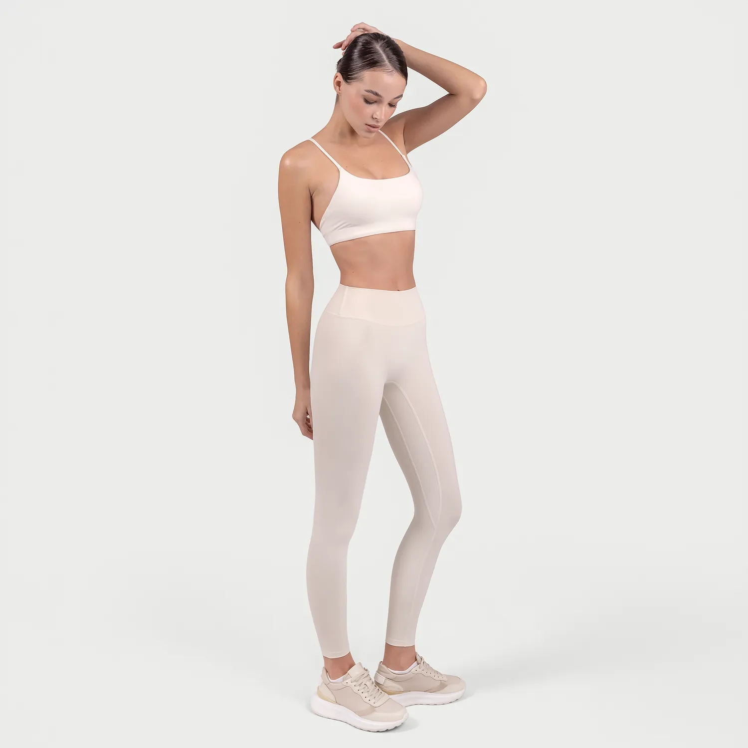 Iron Maxx MRIIÀ Invisible Shape Scrunch Leggings Ivory – formbetont