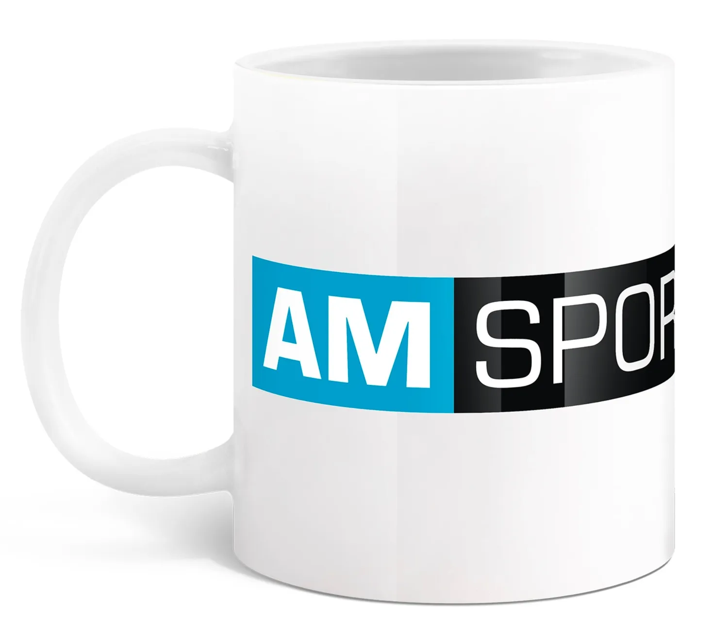 AMSPORT Tasse Logo Keramikbecher 330 ml