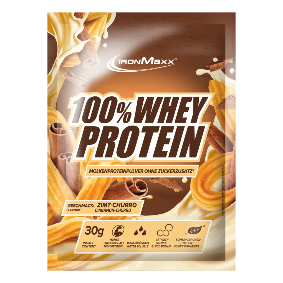 Iron Maxx 100% Whey Protein Cinnamon Churro Probe 30g
