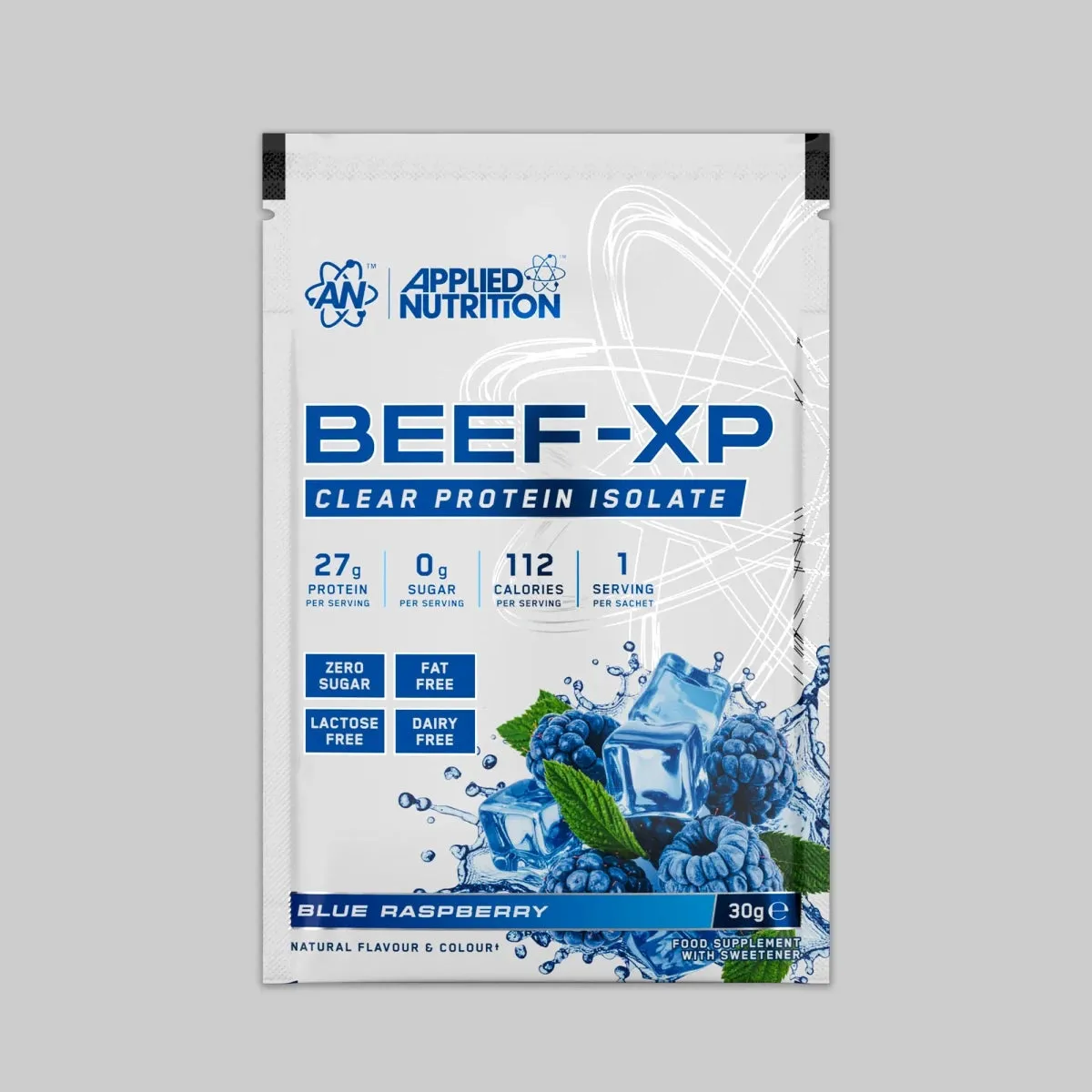 Applied Nutrition Beef-XP Clear Protein Blaue Himbeere 30g Probe