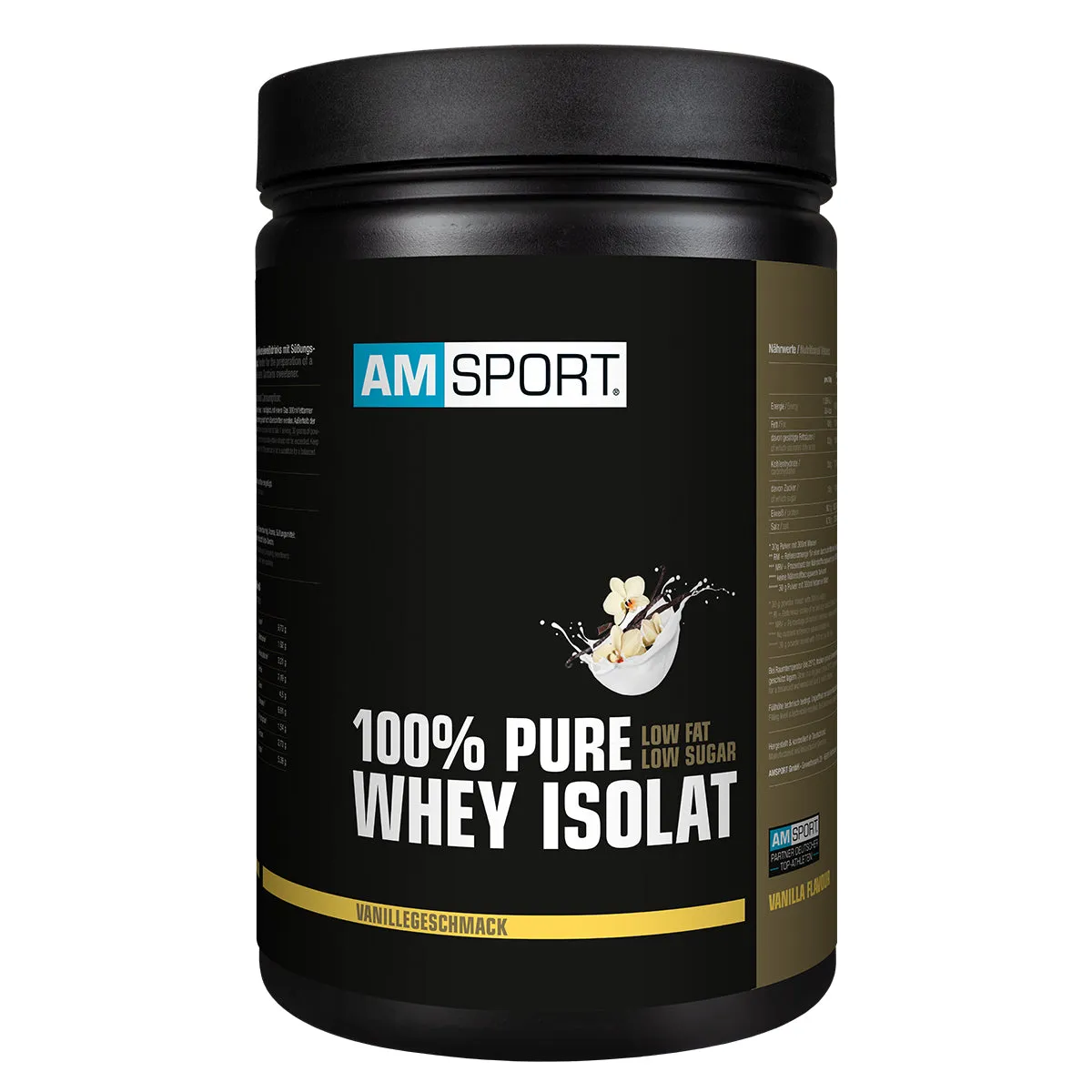 Amsport High Premium Whey Isolat Proteinpulver 700 g laktosearm