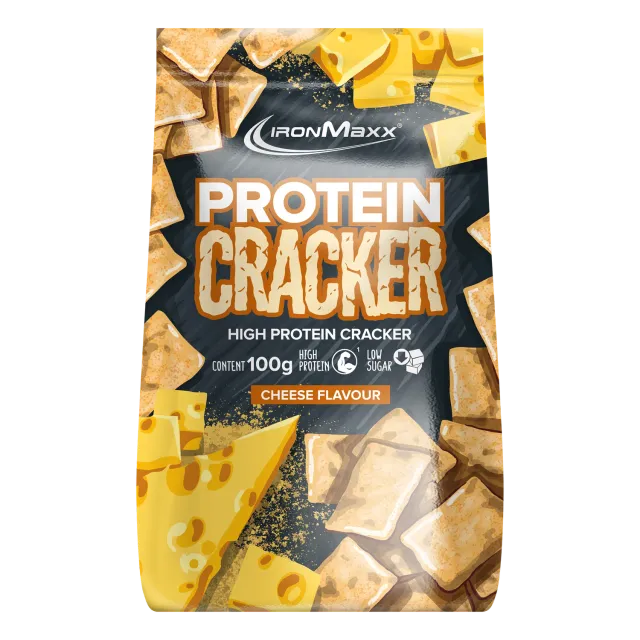 IronMaxx Protein Cracker Cheese Protein-Snack 100 g