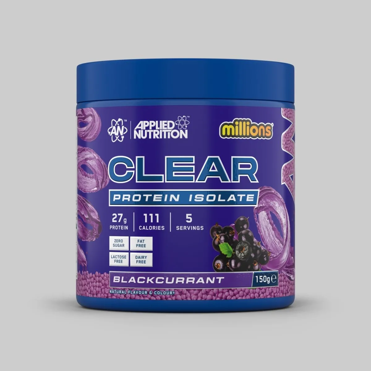 Applied Nutrition Clear Protein Isolate Millions Blackcurrant 450 g zuckerfrei