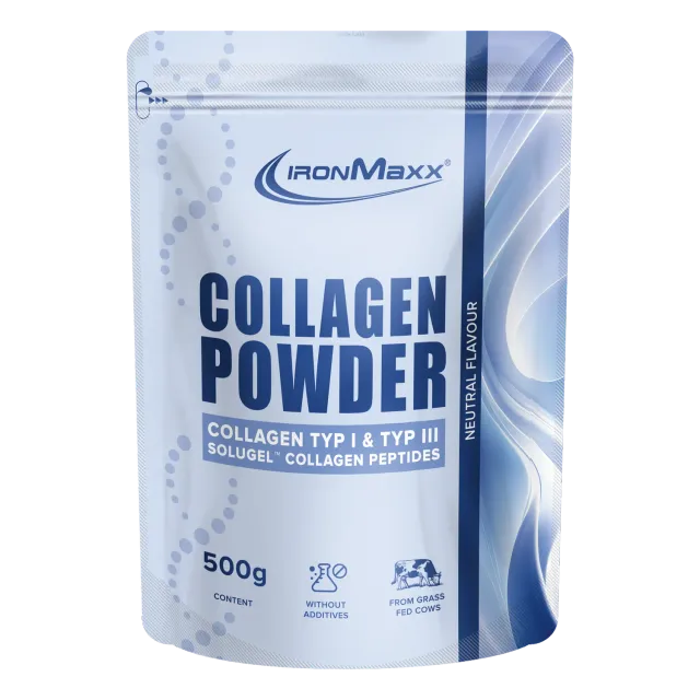 Iron Maxx Collagen Powder Kollagen Pulver neutral 500g Weiderind