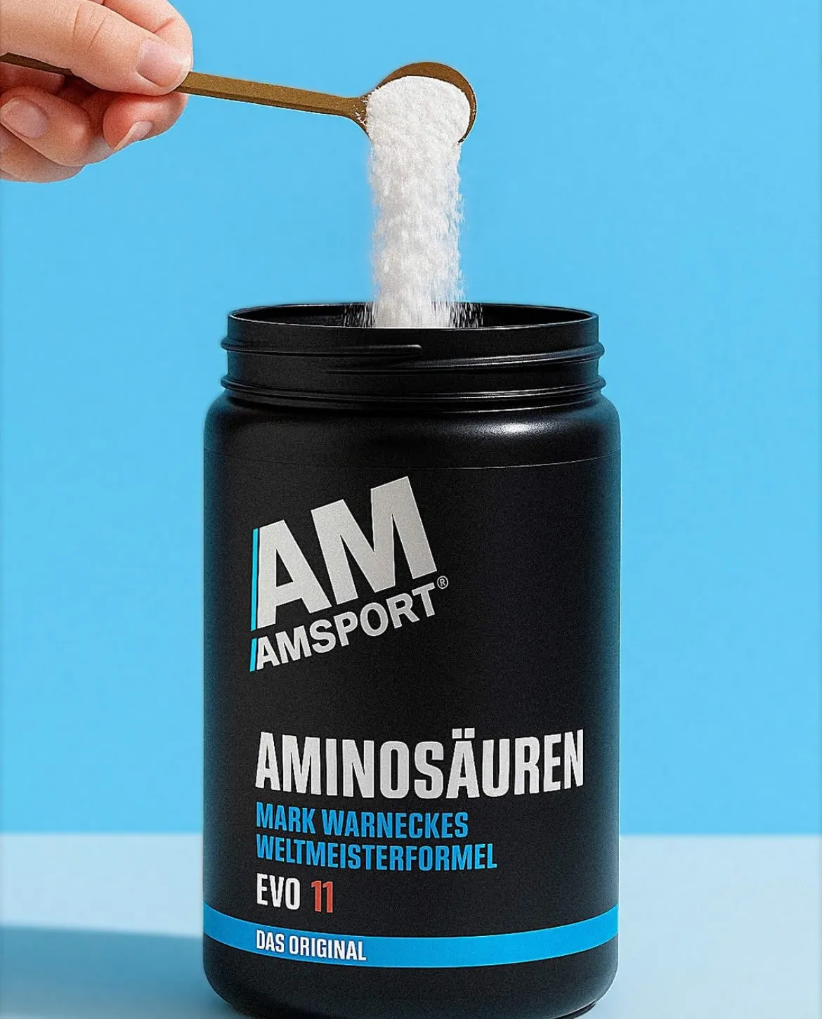 AMSPORT Weltmeisterformel EVO 11 Aminosäuren Pulver zuckerfrei
