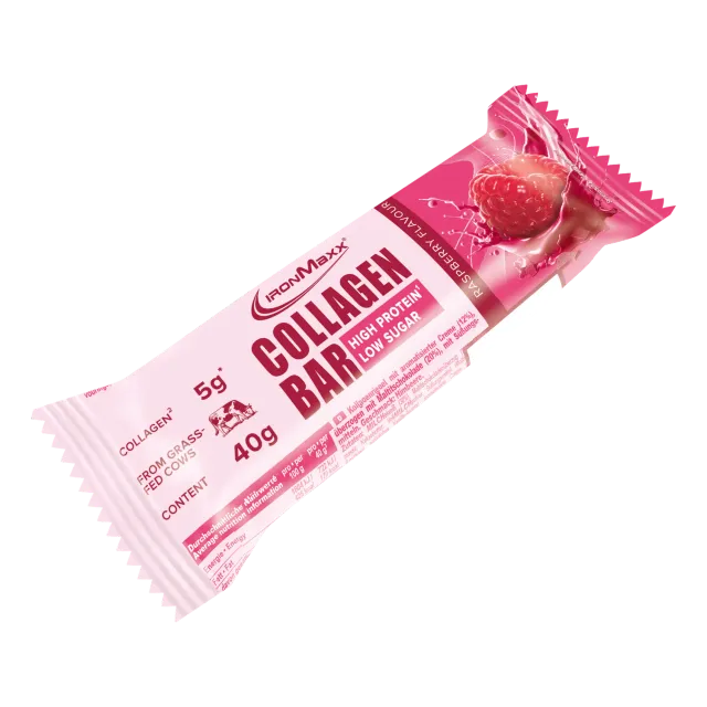 Iron Maxx Collagen Bar Proteinriegel 40 g Himbeere Kollagen
