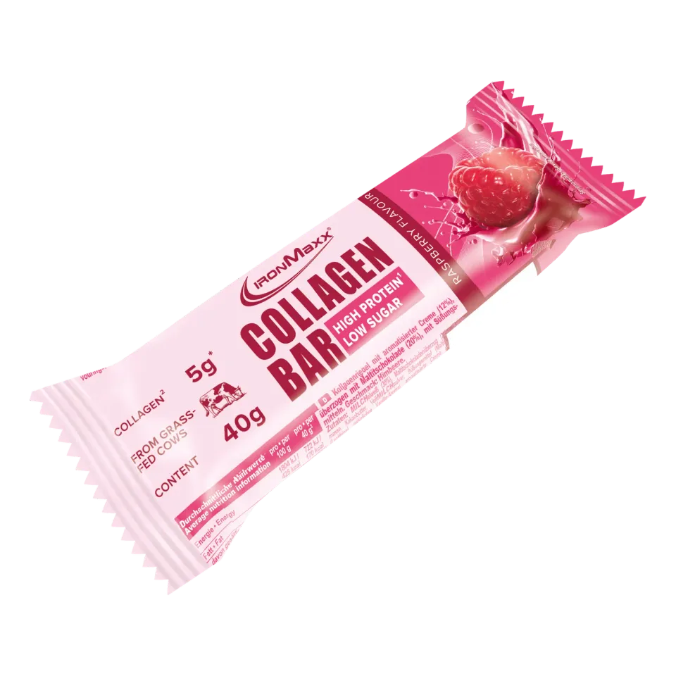 Iron Maxx Collagen Bar Proteinriegel 40 g Himbeere Kollagen