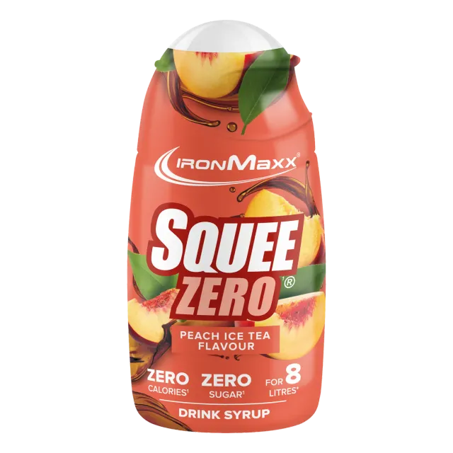 Iron Maxx SqueeZero 65ml Pfirsich Eistee Sirup Zero