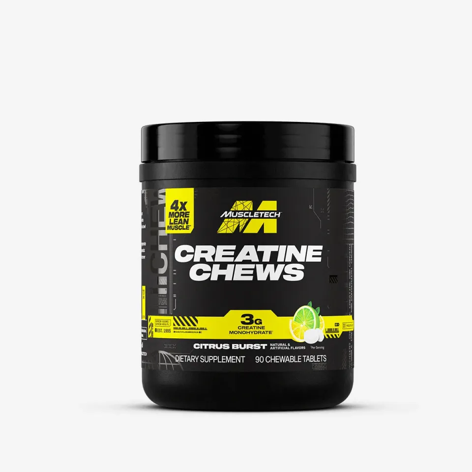 MuscleTech Creatine Chews Kreatin-Kautabletten ohne Geschmack
