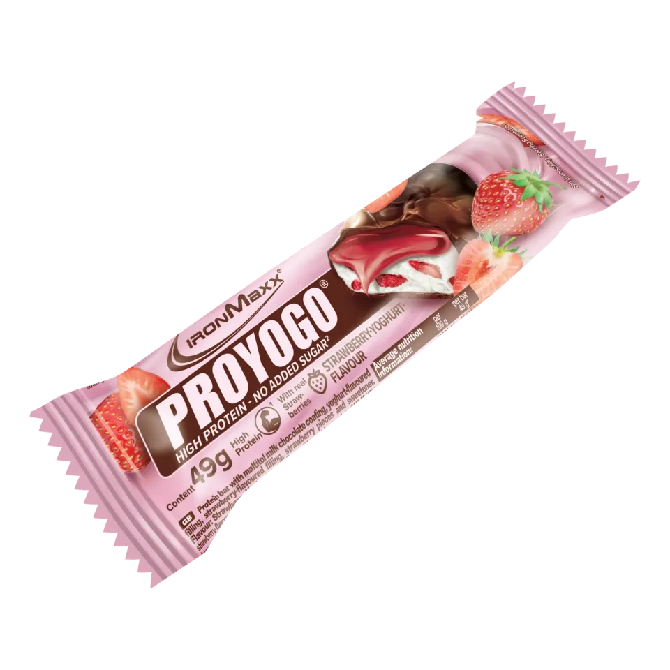 Iron Maxx Proyogo Proteinriegel 49 g Strawberry Yoghurt
