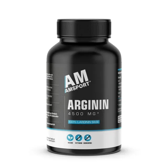 AMSPORT Arginin Kapseln 120 Stk vegan hochdosiert