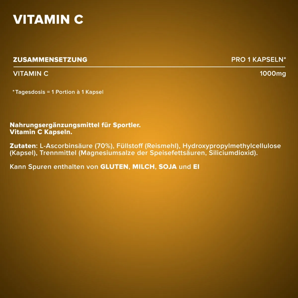 Iron Maxx Vitamin C 1000 Kapseln 100 Stück hochdosiert