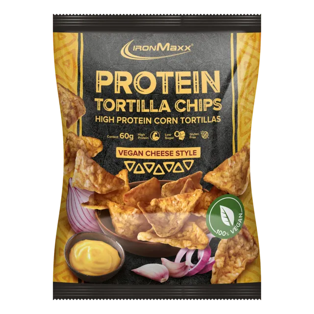 Iron Maxx Protein Tortilla Chips 1.0 60g Vegan Cheese Style