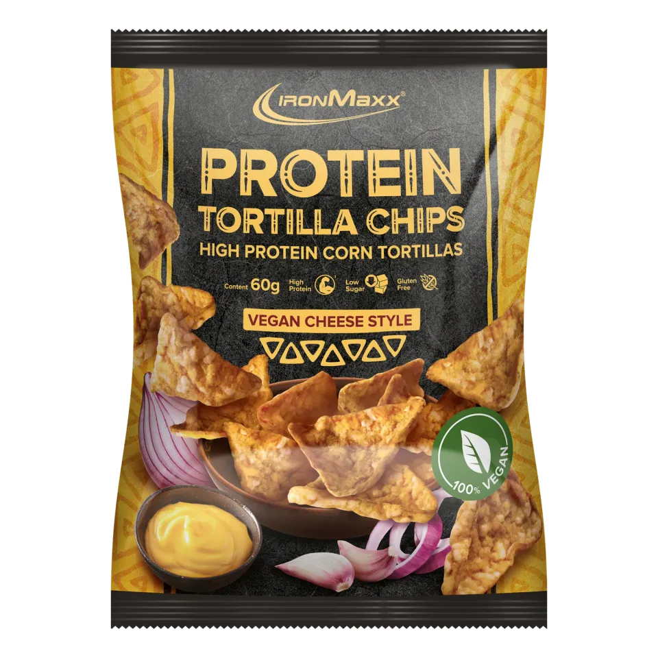 Iron Maxx Protein Tortilla Chips 1.0 60g Vegan Cheese Style