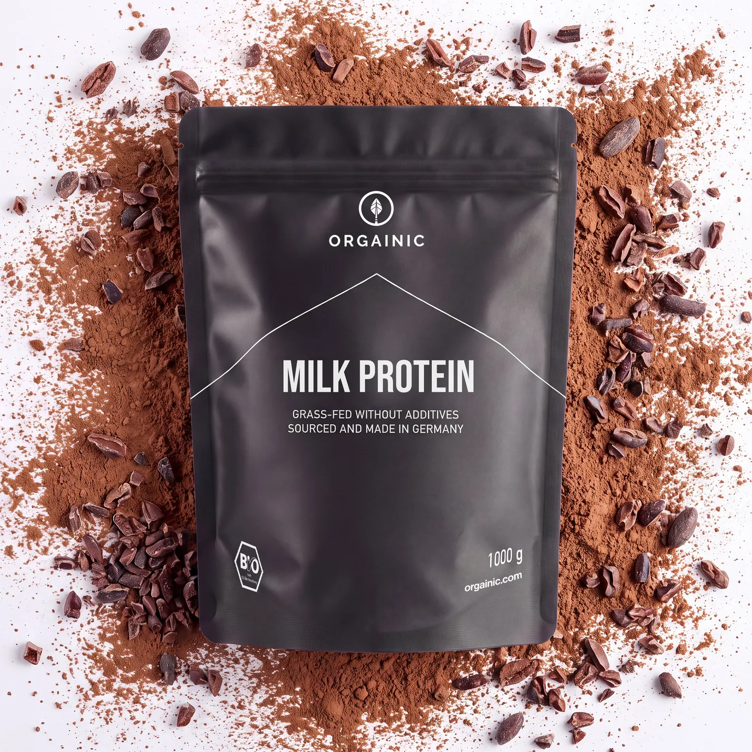 ORGAINIC Bio Milch Protein Natural Proteinpulver 1000g langsam