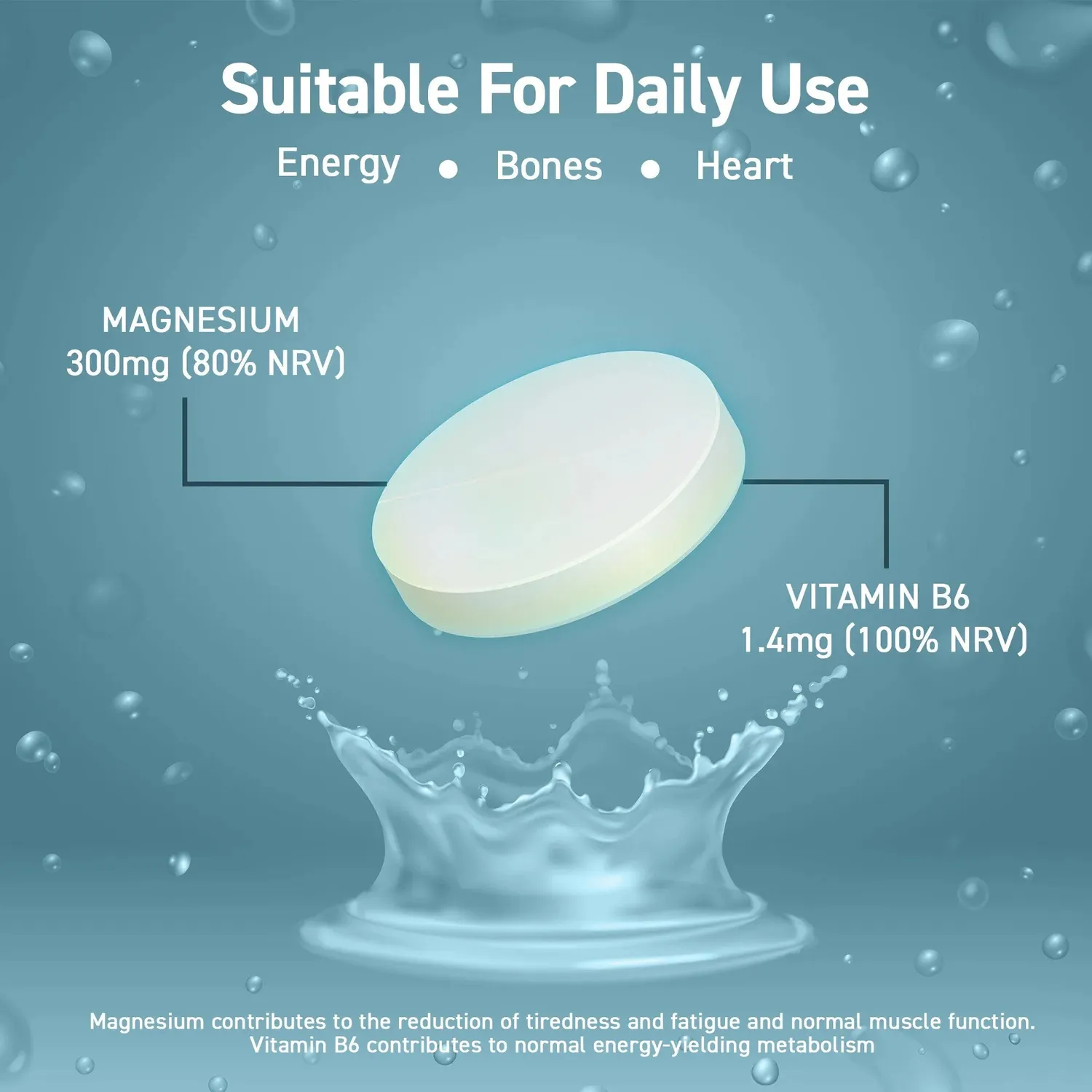 Applied Nutrition Solutions Magnesium Brausetabletten Zitrone-Limette