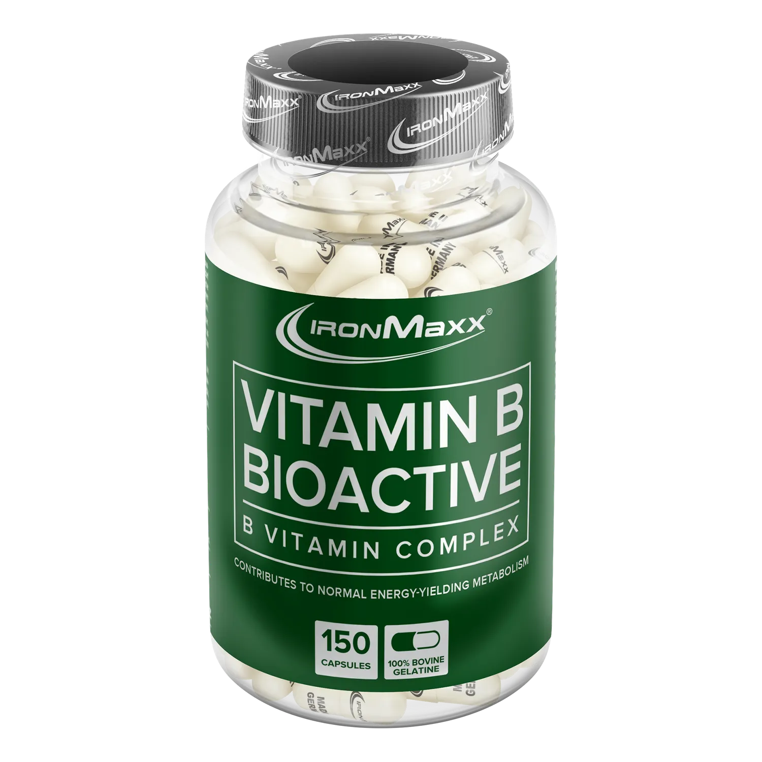 Iron Maxx Vitamin B Bioactive Kapseln 150 Stück glutenfrei