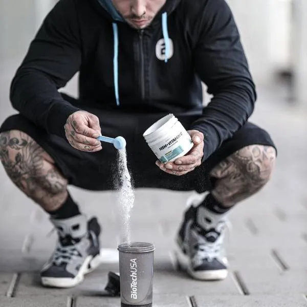 BioTechUSA MSM + Vitamin C Pulver 150 g Zitrone