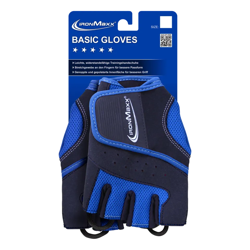 Iron Maxx Trainingshandschuhe Basic Men S/M Fitnesshandschuhe Grip