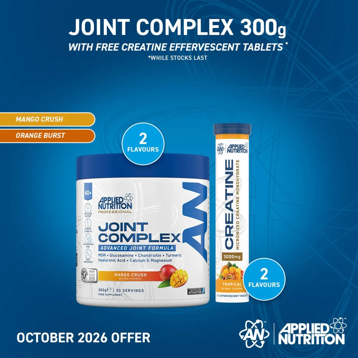 Applied Nutrition Joint Complex Pulver Mango Crush 300g