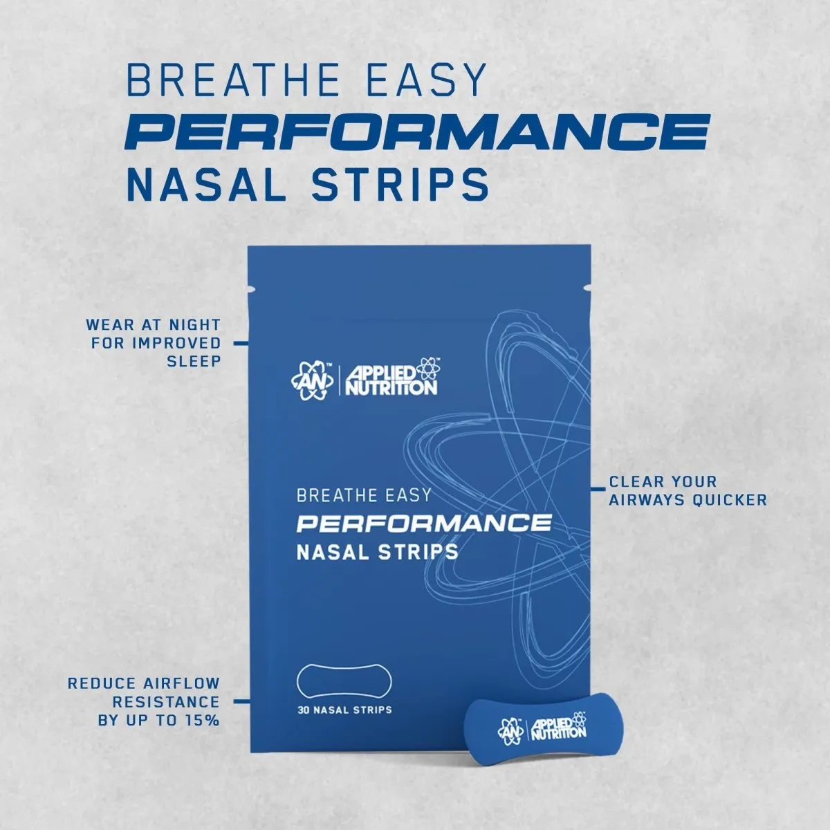 Applied Nutrition Performance Nasal Strips Nasenpflaster