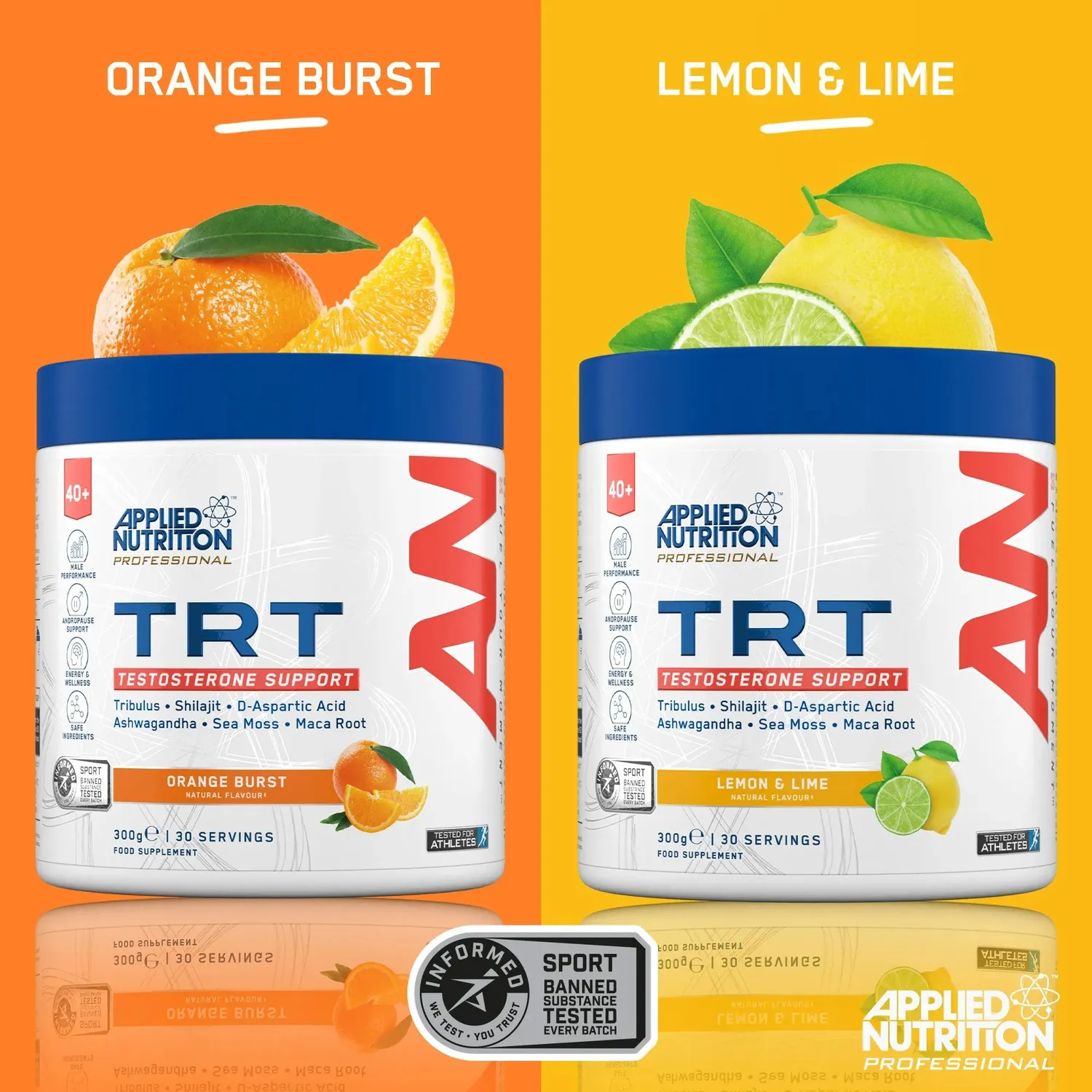 Applied Nutrition TRT Testo Pulver Lemon & Lime 300g