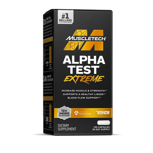 MuscleTech AlphaTest AlphaTest Extreme Testosteron-Supplement Standardvariante