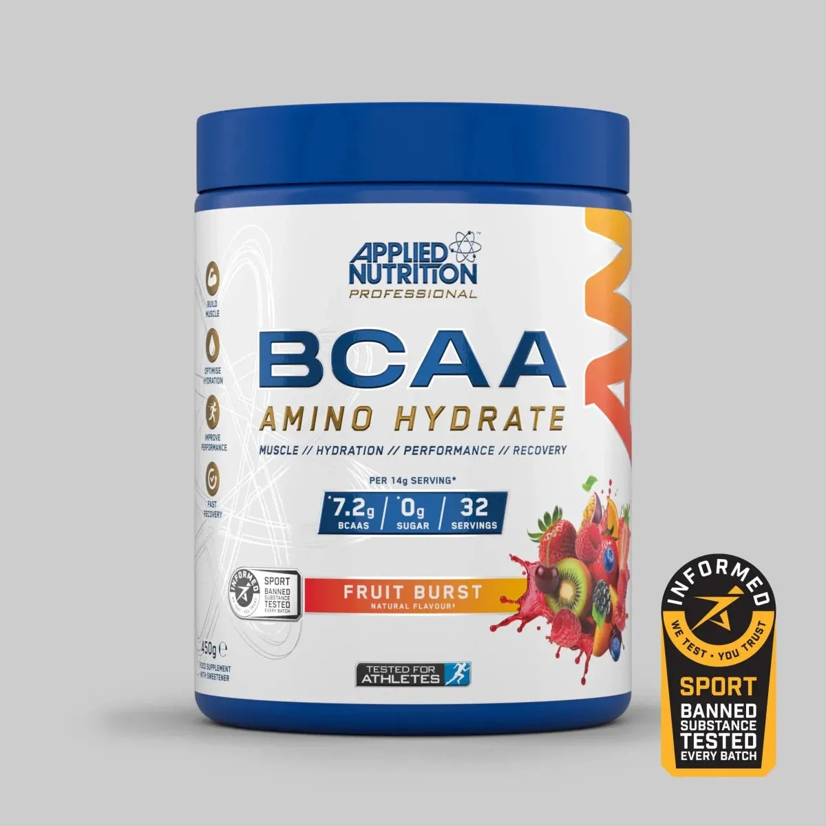Applied Nutrition BCAA Amino Hydrate Pulver 450 g zuckerfrei