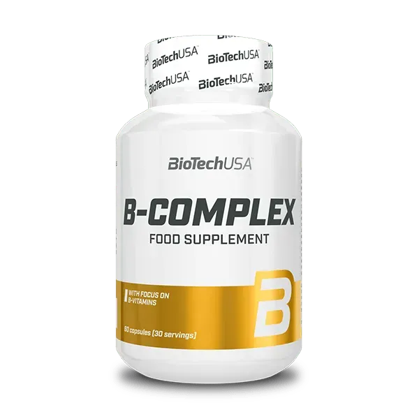 BioTechUSA B-Complex Kapseln 60 Stück mit Pflanzenextrakten