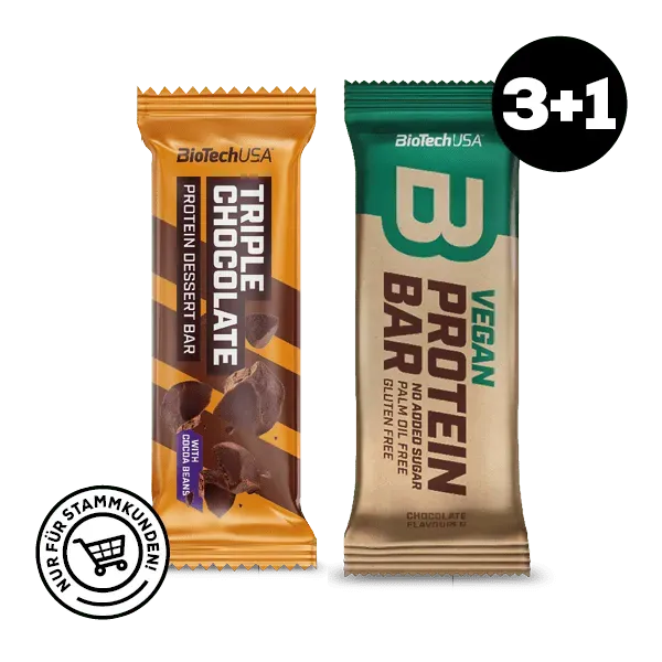 BioTechUSA Vegan Bar Dessert Bar 2er-Set Proteinriegel
