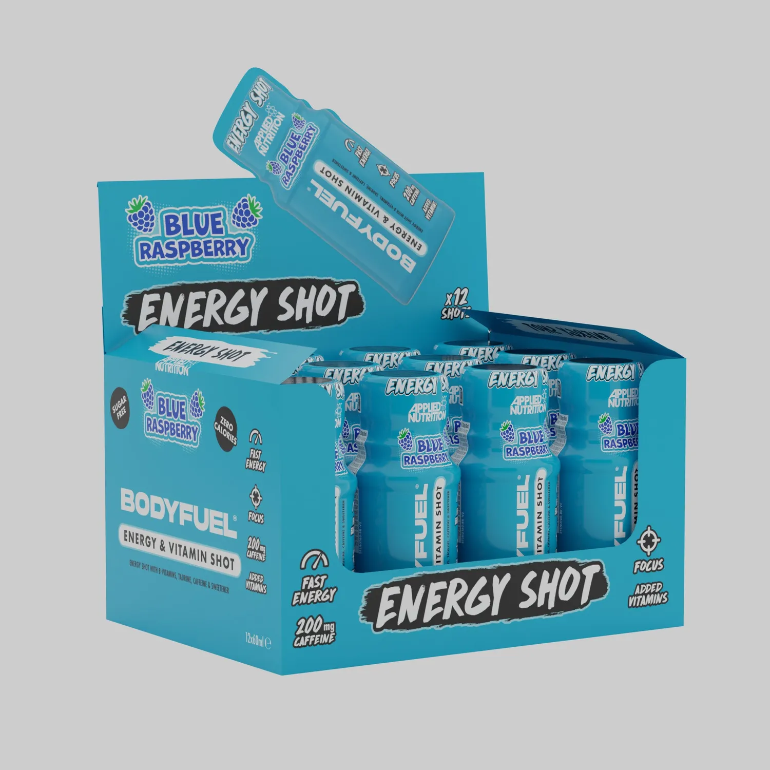Applied Nutrition BodyFuel Energy Shots Orange 12x60ml Koffein