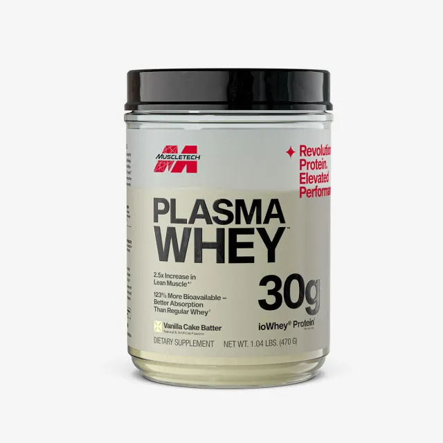 MuscleTech Plasma Whey Whey-Protein Vanilla Cake Batter oder Chocolate Brownie