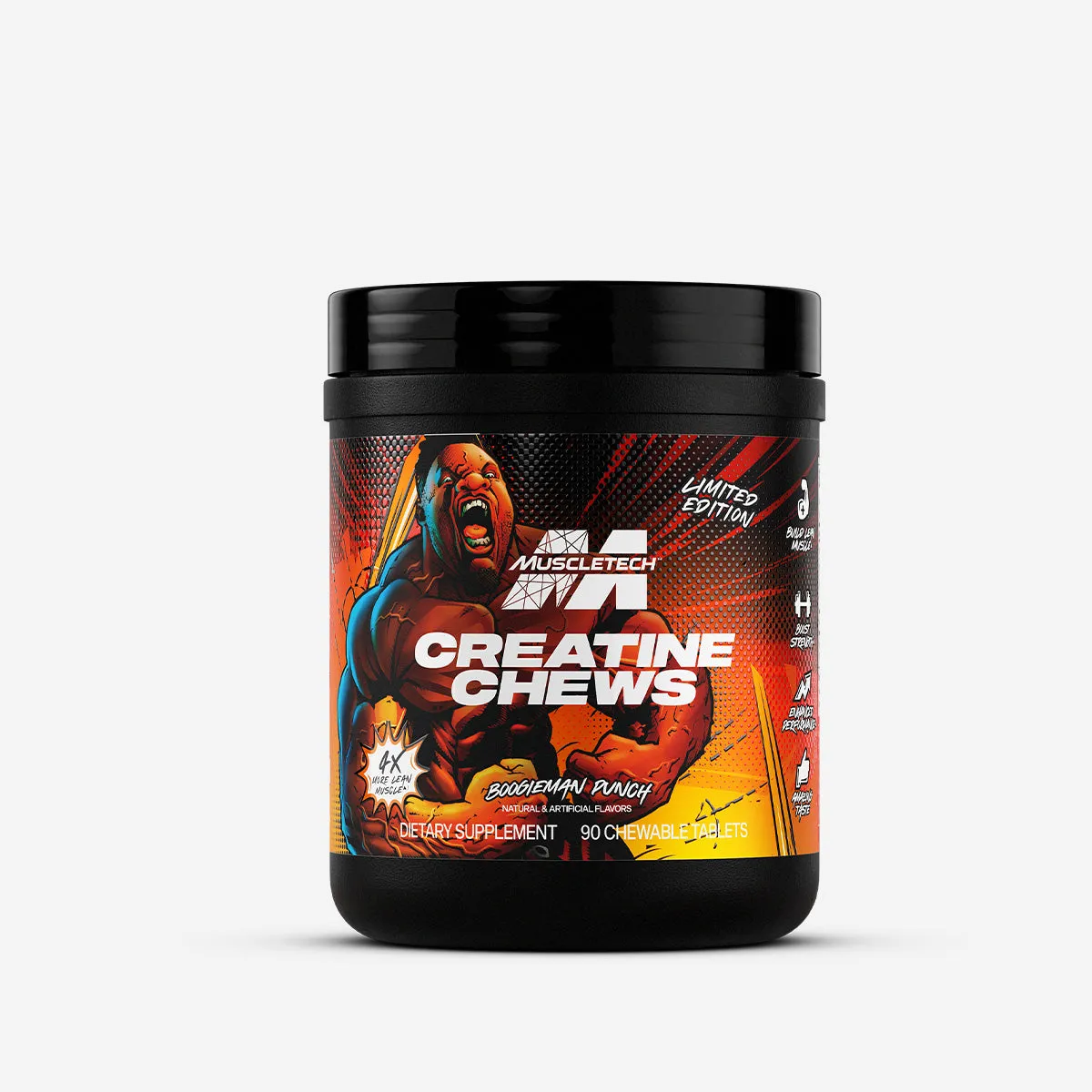 MuscleTech Creatine Chews Kreatin-Kautabletten Boogieman Punch und Citrus Burst