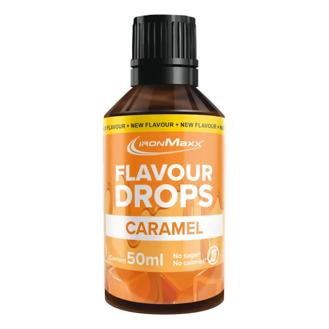 IronMaxx Flavour Drops Karamell Geschmackstropfen 50 ml zuckerfrei