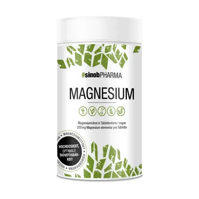 Body Star Magnesium Citrat Tabletten 120 vegan 200 mg
