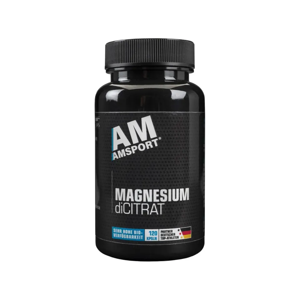 AMSPORT Magnesium diCitrat Kapseln 120 Stück vegan